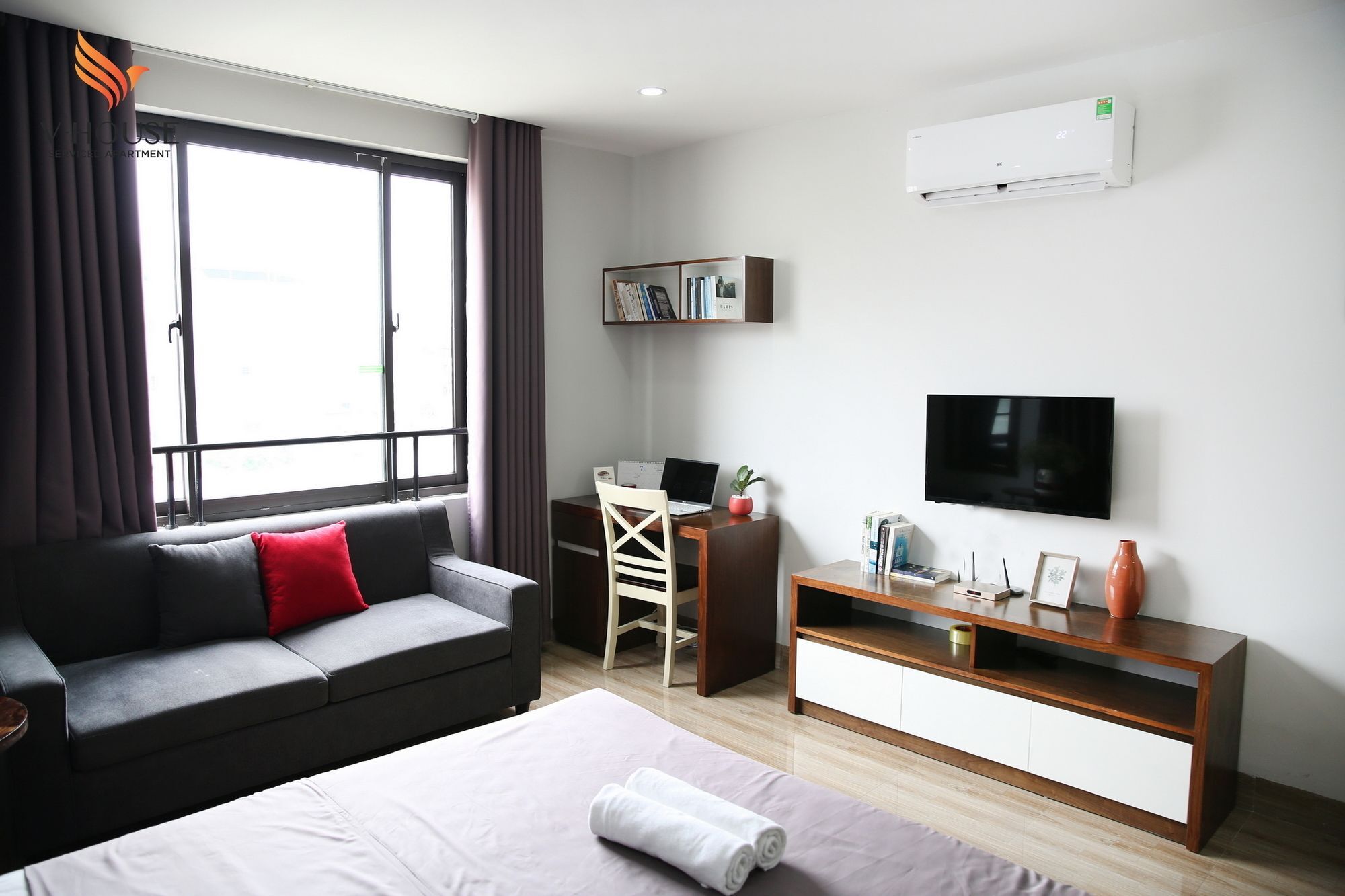 V House 6 Serviced Apartment Hanoj Exteriér fotografie