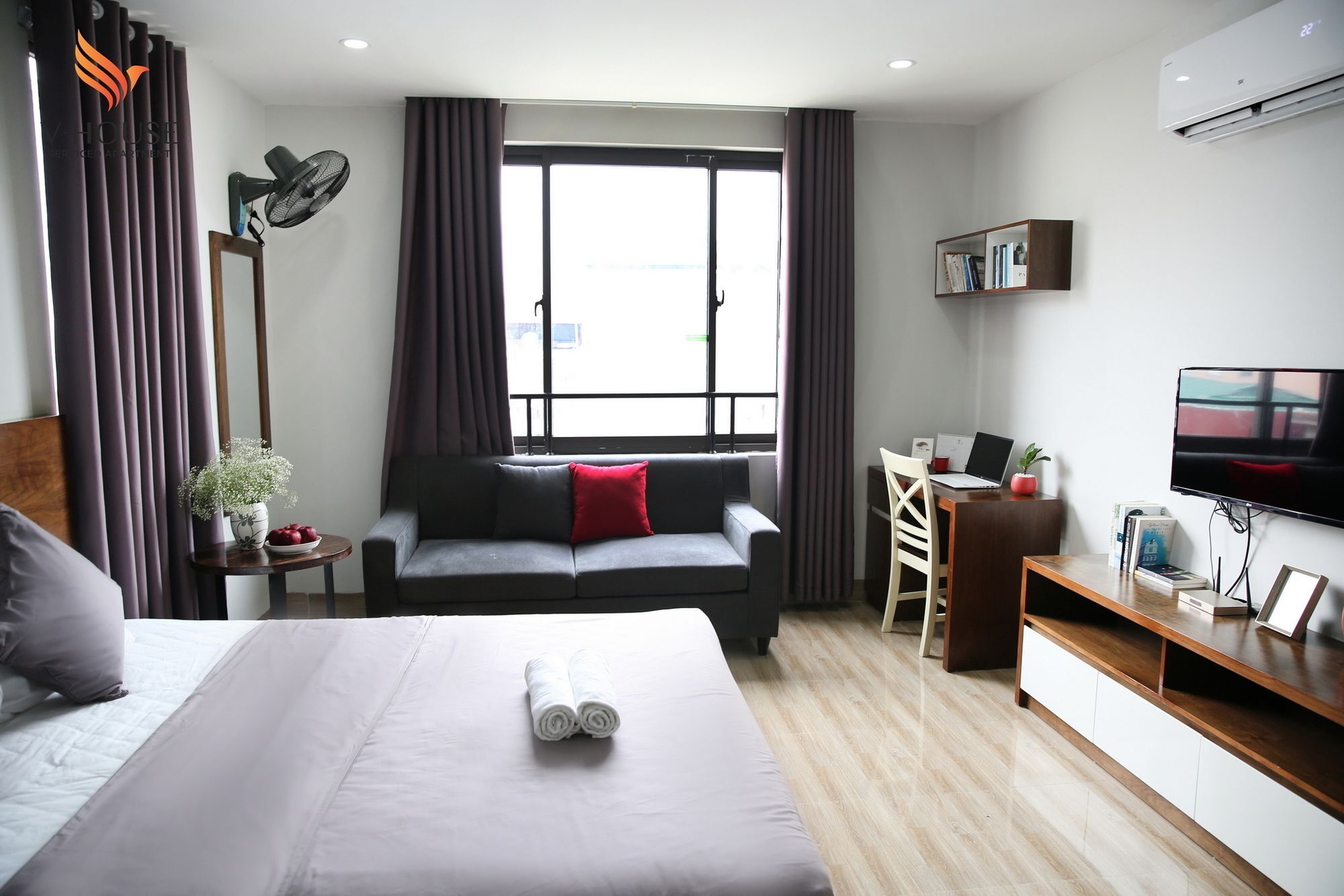 V House 6 Serviced Apartment Hanoj Exteriér fotografie