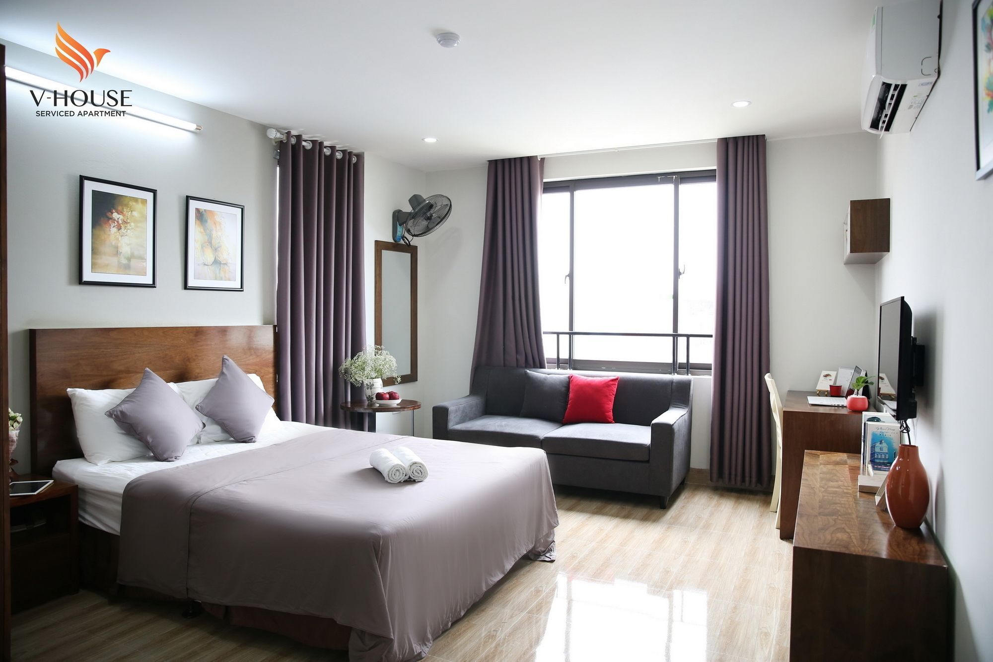 V House 6 Serviced Apartment Hanoj Exteriér fotografie